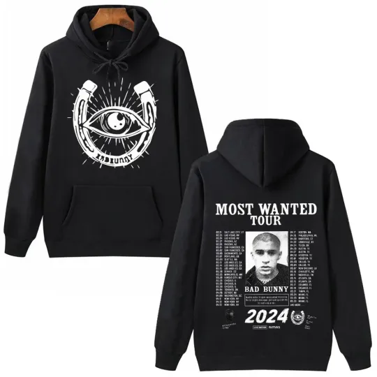 Bad Bunny Most Wanted Tour Hoodie