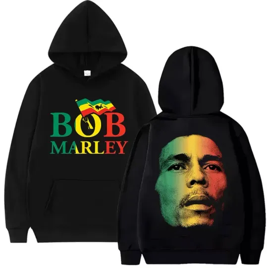 Bob Marley 2025 New Album Double Sided Hoodie for Fans