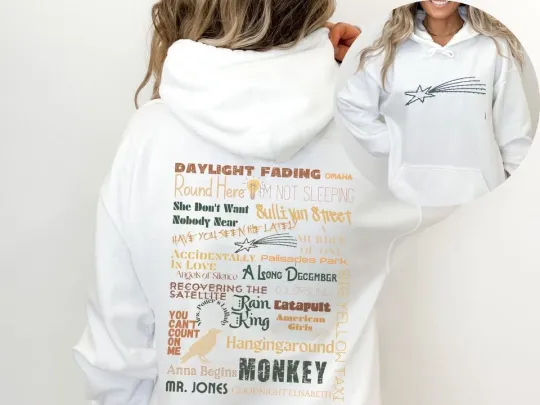 Counting Crows Concert Hoodie, Counting Crows shirt