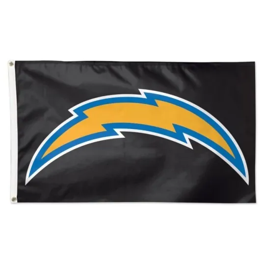 Los Angeles Football fans 3x5 ft Background Black Flag football Gift Banner