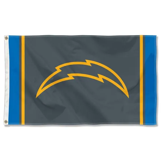 For Los Angeles Football fans 3x5 ft Black Sideline Flag - Gift Banner