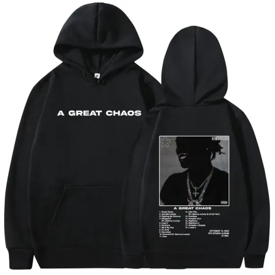 Rapper Ken Carson A Great Chaos Album Hoodie