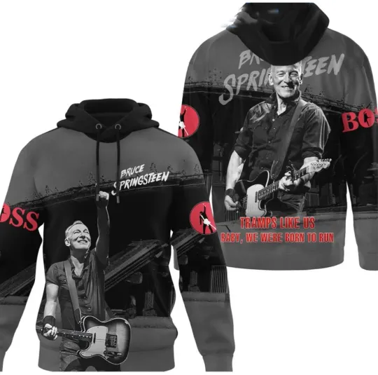 Bruce Springsteen Hoodie - Tramps Like Us Baby 3D US Size Pullover