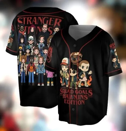 Stranger Things Movie Baseball Jersey