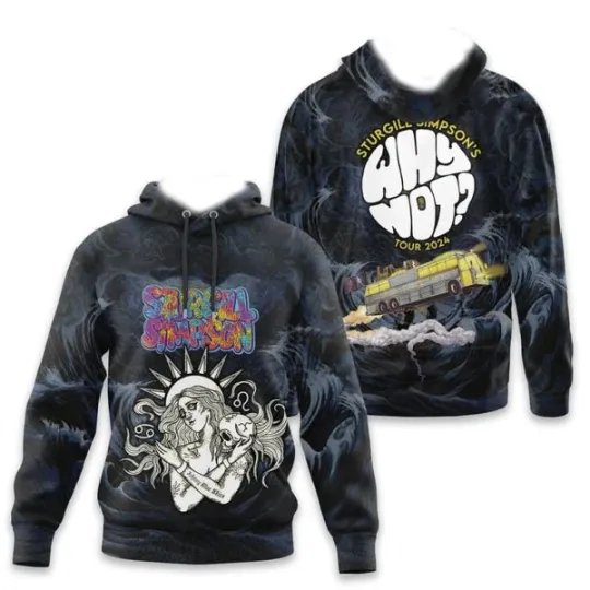 Sturgill Simpsons Why Not Tour 2024 Hoodie, tour 2024 shirt