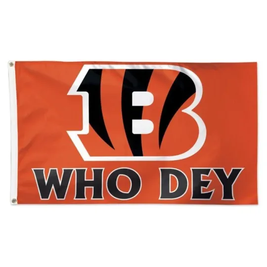 Cincinnati 3x5 ft Team Slogan Flag Super Bowl football - Ideal Gift Banner