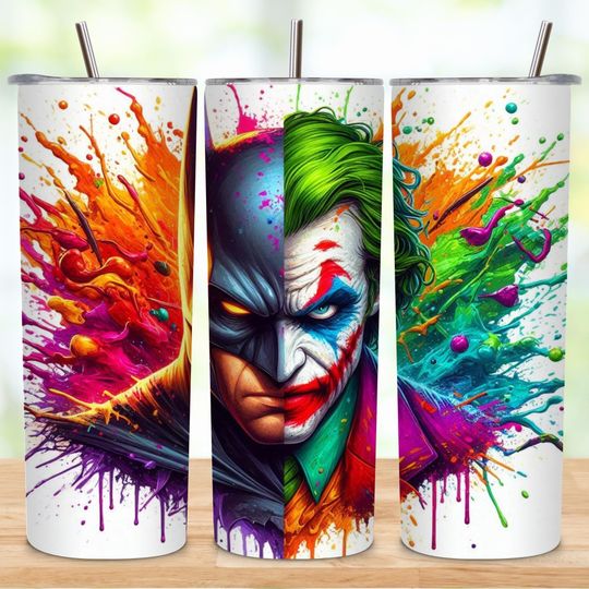 Mystery Hero Tumbler with Lid and Straw