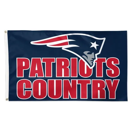 New England 3x5 ft Team Slogan Flag Super Bowl football - Ideal Gift Banner