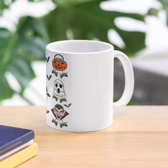 Halloween Skeleton Gaming Witch Vampire Zombie Boys Kids Coffee Mug