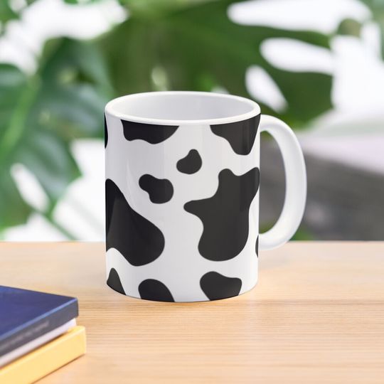 Funny cow pattern lazy DIY halloween costume Coffee Mug