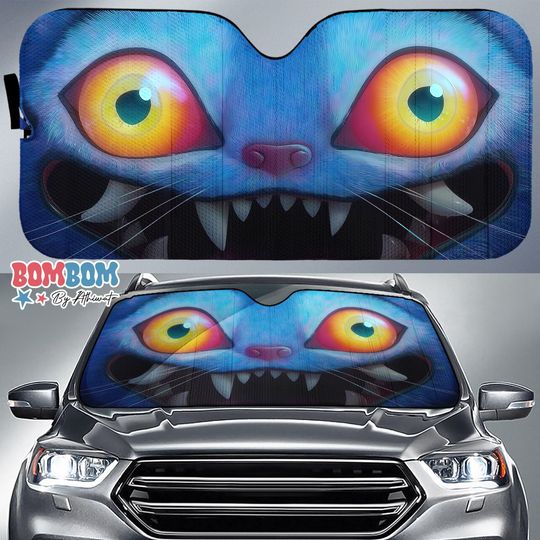 Derpy the Tiger Car Sun Shade, Kpop Demon Hunters Tiger, Derpy the Tiger Kpop, Hunters Tiger Fan, Kpop Movie Fan Gift, Huntrix, Saja Boys
