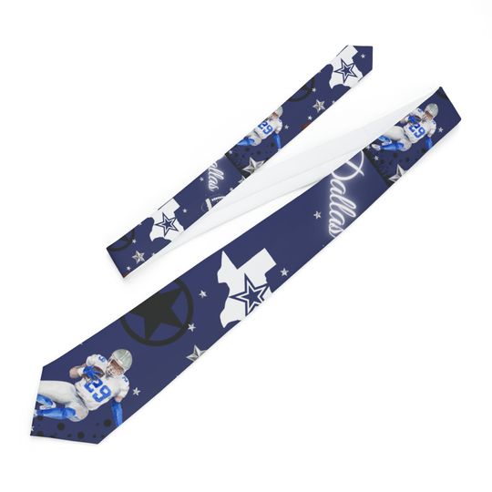 Dallas Football Team Neck Ties For Football Team Theme Neck Ties For Men Sports Style Neck Ties Gift For Him Gift For Football Fans