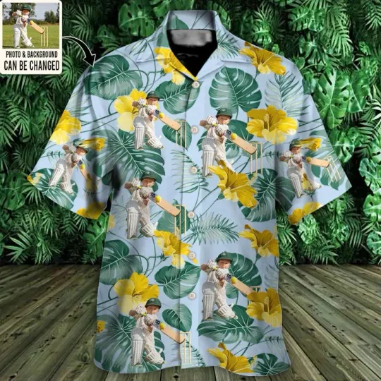 Cricket You Want Tropical Style Custom Photo - Hawaiian Shirt