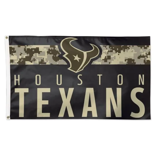 For Houston Football fans 3x5 ft Camouflage Flag Ideal football Gift Banner