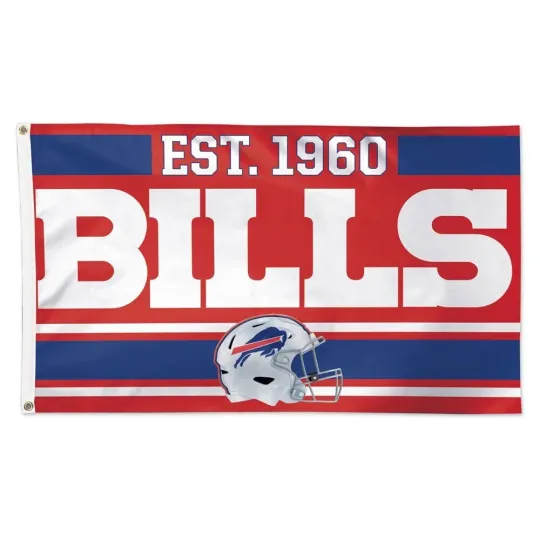 For Buffalo Football fans 3x5 ft EST. 1960 Flag - Ideal football Gift Banner