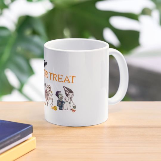 Trick or Treat Halloween retro Monster Kids Costume Parade Coffee Mug