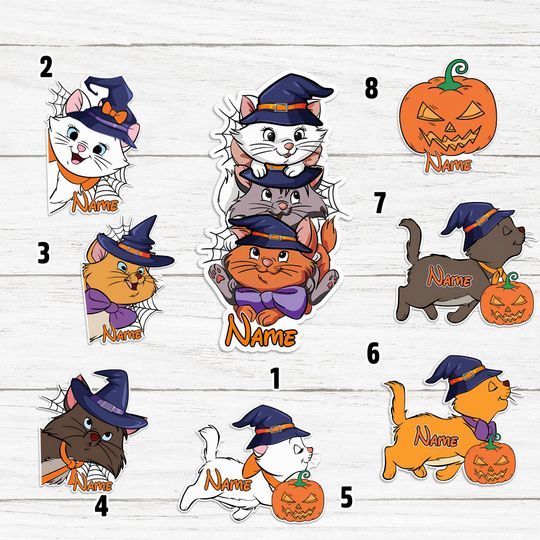 Personalized Disney Cats Cruise Door Magnet, The Aristocats Marie Magnet, Custom Disney Family Cruise Ship, Disney Magnet Girl Room Decor