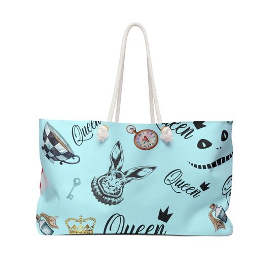 Alice in Wonderland Weekender Bag Tote Bag Gifts for Her