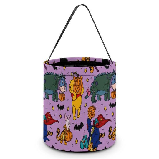 Disney Halloween Bag  Winnie the Pooh Trick or Treat Bag  Candy Bag for Kids  Halloween Candy Bag- Halloween Party Bag- Candy Bucket