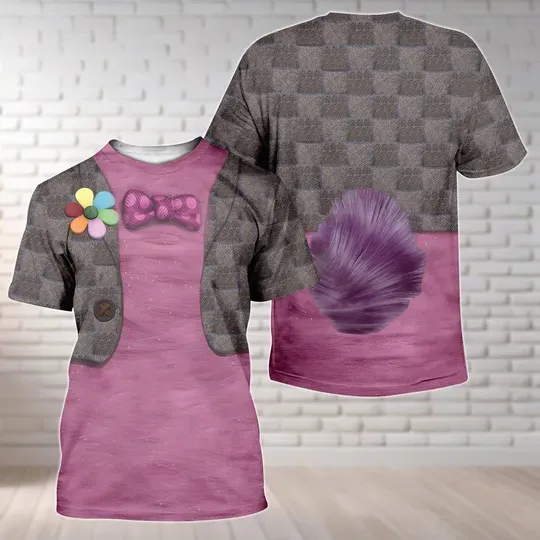 Bing Bong 3D Shirt, Inside Out Cosplay Shirt, Pixar Cartoon Shirt, Disney Movie Shirt, Halloween Bing Bong Tee