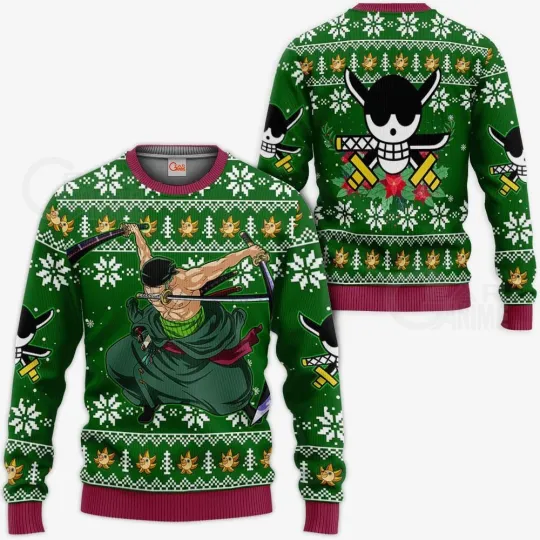 Anime Funny Cartoon Ugly Christmas Sweater