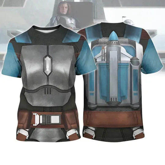 Bo-Katan Kryze 3D Shirt, Star Wars Cosplay Tee, Star Wars Movie Outfit, Movie Fan Gift, Disney Shirt, Halloween Gift