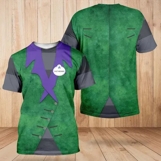 Oogie Boogie Cast Member 3D Shirt, Disney Movie Shirt, Nightmare Before Christmas, Halloween Tee, Movie Gift