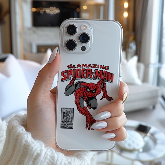 The Amazing Spider Man Marvel Funny Famous Cartoon Character Figure Phone Case