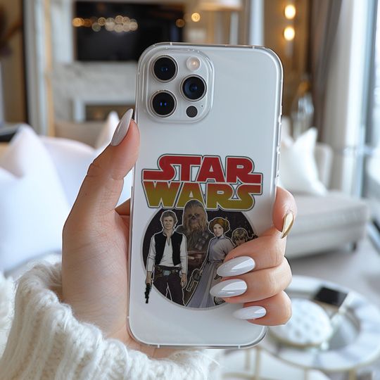 Star Wars Group Han Solo Leia Chewie Luke Vintage May Phone Case