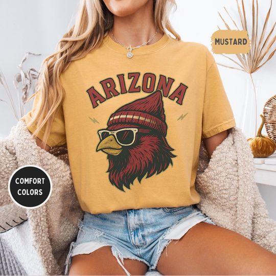 Vintage Arizonna Football shirt, Retro Graphic Tee, Distressed College Sports Shirt