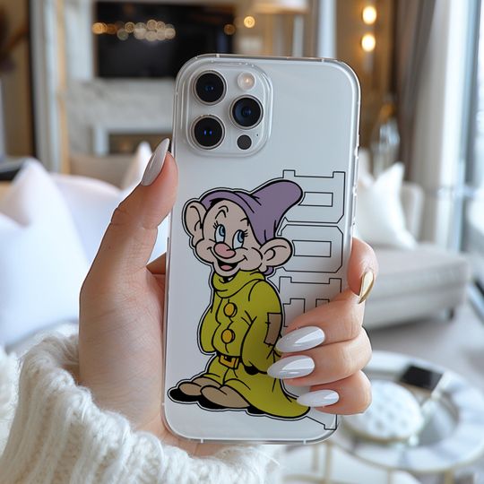 Disney Famous Funny Cartoon Character Cool Figure Dopey Figure Phone Case