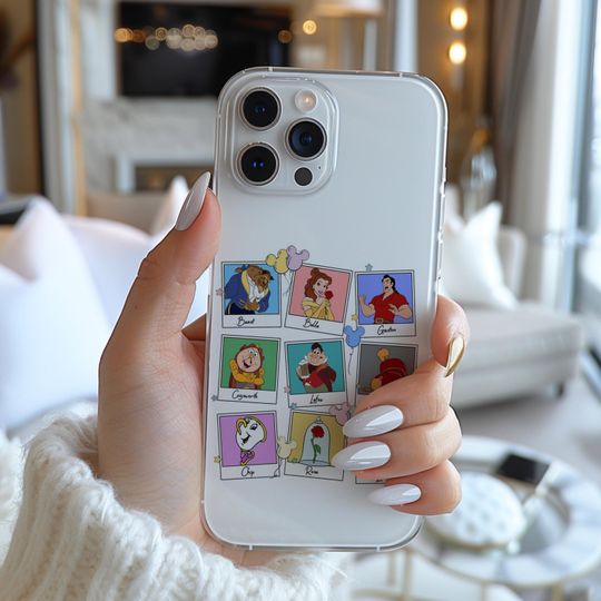 Beauty And The Beast Characters Vintage Phone Case