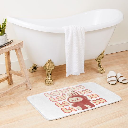 Labubu Bath Mat, For Bathroom, For Kitchen