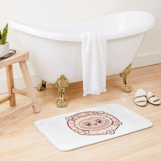 Labubu Soymilk Bath Mat, For Bathroom, For Kitchen