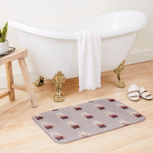 Labubu Bath Mat, For Bathroom, For Kitchen