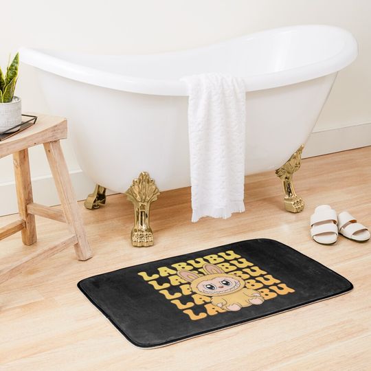 Labubu Baba Bath Mat, For Bathroom, For Kitchen