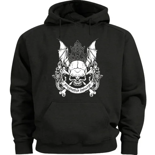 Skull Bat Wings Gothic Hoodie Sweatshirt Men’s Clothing Halloween