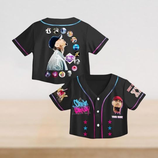 Chris Brown Tour Crop Top Baseball Jersey, Breezy Bowl Shirt, Breezy Bowl XX 2025 Shirt