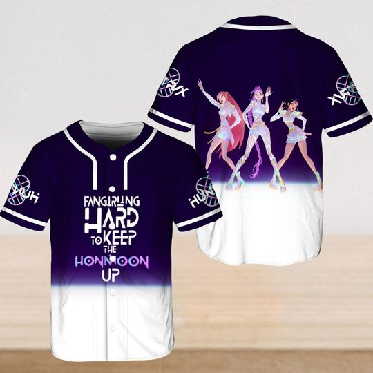 Kpop Huntrix Baseball Jersey, Kpop Demon Hunters Baseball Shirt, Kpop Huntrix Pin