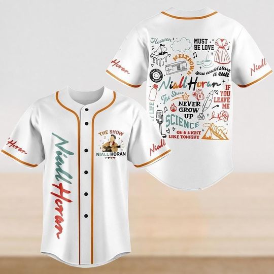 Niall Horan Baseball Jersey Shirt, The Show Niall Horan Baseball Shirt