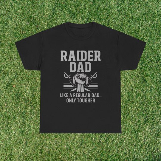 Raiders Tough Dad Shirt, Las Vegas Raiders, football Fathers Day Gift, Football Dad Shirt