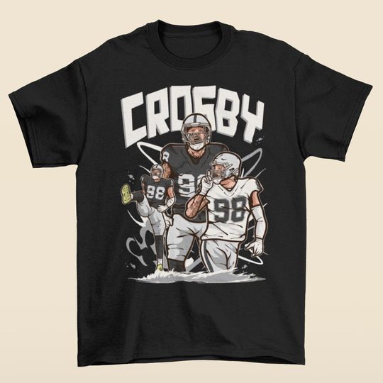 Maxx Crosby Cartoon Style Las Vegas Football T-Shirt