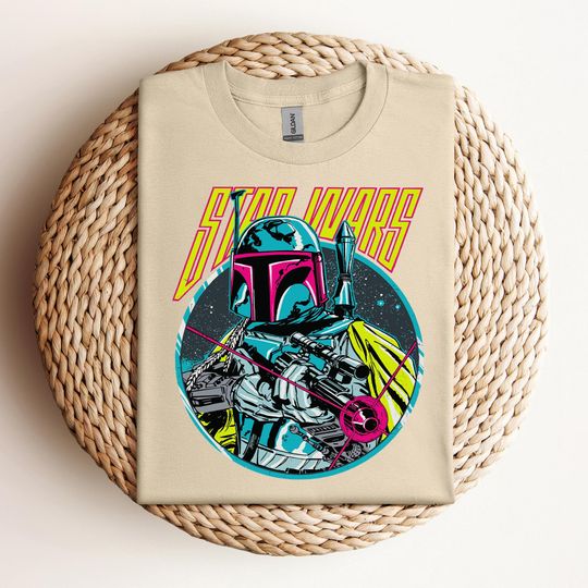 Retro Disney Star Wars Shirt, Funny Boba Fett Fires T-shirt, Galaxy'S Edge Trip Tee, Star Wars Birthday Gift, Disney Trip Tee