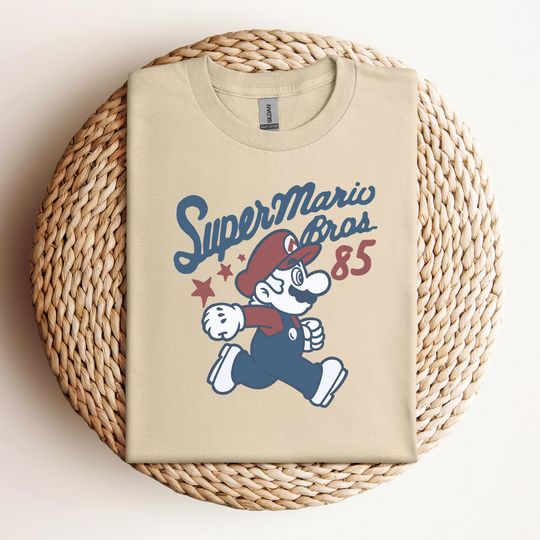 Super Mario Bros 85 Shirt, Super Mario Character Shirt, Princess Peach Shirt, Super Mario Bowser Shirt, Super Mario & Friends Party Shirt