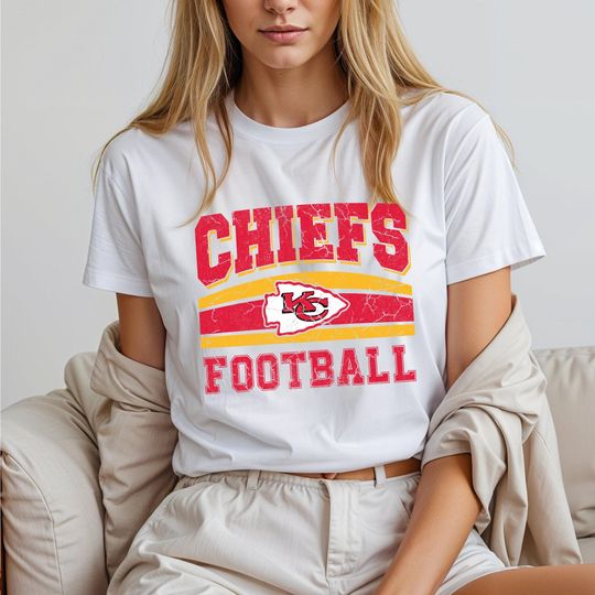 Vintage Chiefs Football Shirt, Chiefs Shirt, Kansas City Shirt, American Football Shirt