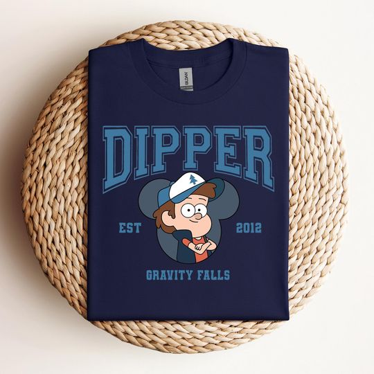Disney Gravity Falls Dipper T-Shirt, WDW Disneyland Family Matching Shirt, Characters Group Matching Shirt