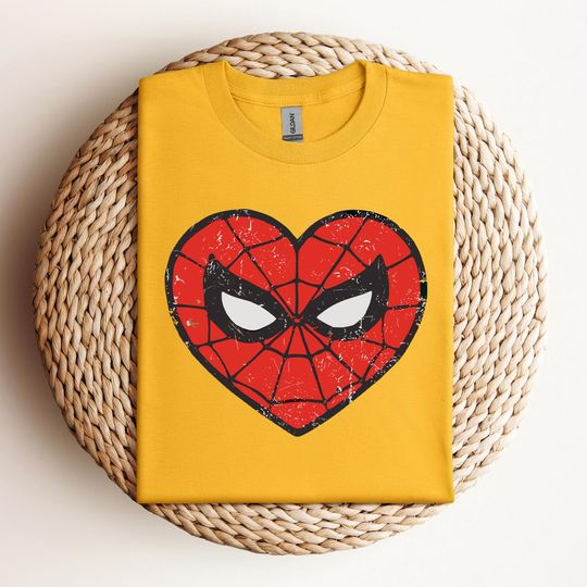 Marvel Amazing Spider-Man Heart Funny Retro 90s Shirt, MCU Fans Gift, Family Birthday Gift