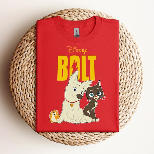 Disney Bolt Mittens and Rhino Shirt, Best Friends Mittens and Rhino T-shirt, Funny Magic Kingdom, Disney Family Trip