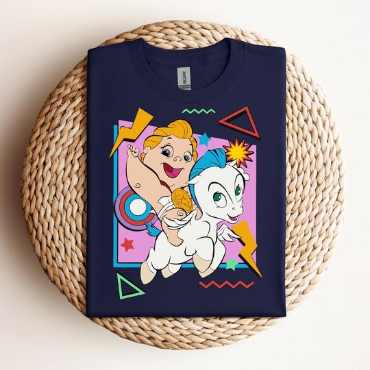 90s Baby Hercules and Pegasus T-Shirt, Disney Hercules Shirt, Disney World Disneyland Family Matching Tee, Animal Kingdom Shirts