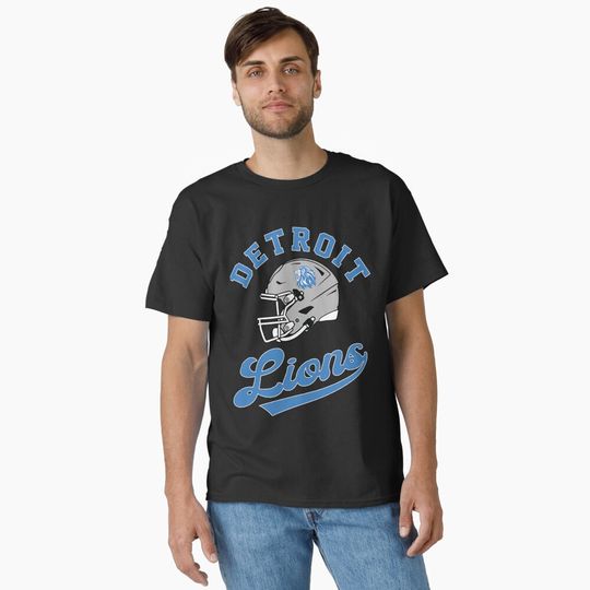Art - Detroit Lions Classic T-Shirt